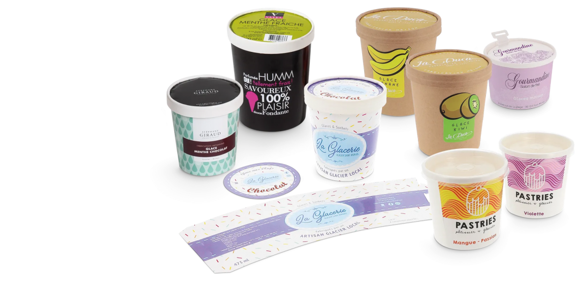 Packaging pour glaces