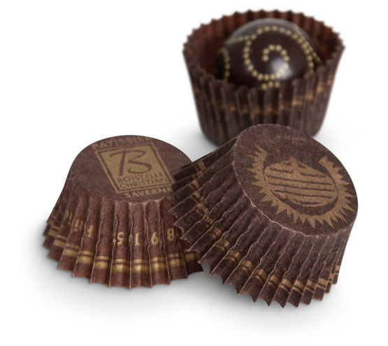 Les caissettes papier cristal chocolat - Caissettes - Boutique