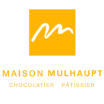 Logo maison Mulhaupt, chocolatier, pâtissier.