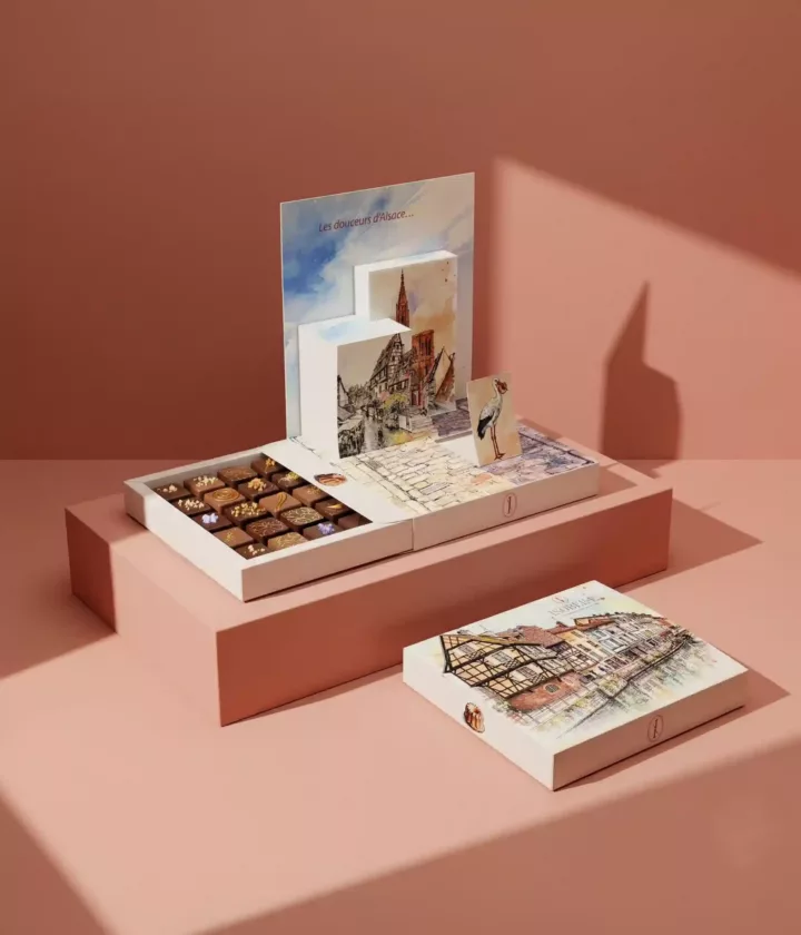 boite pop up chocolat