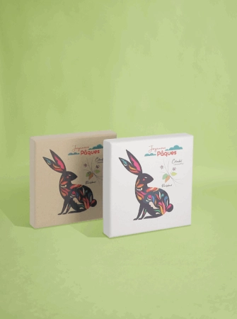 Boîte écrin personnalisée pour chocolats, un emballage élégant et sur-mesure qui valorise vos créations.