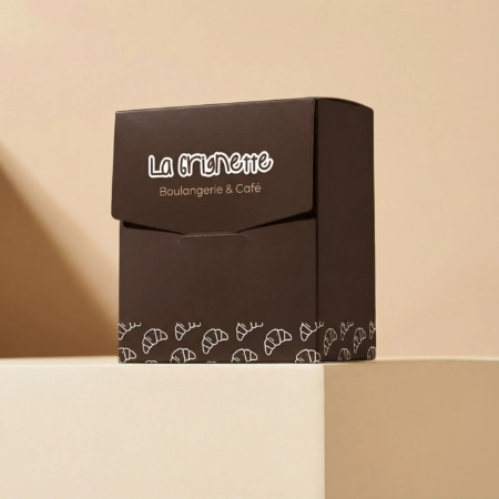 Boîte Rolls personnalisée, emballage élégant et pratique pour vos produits boulangers.