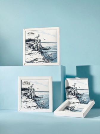 Boîte trottoir personnalisée en carton souple, élégante et légère, idéale pour sublimer et protéger vos chocolats tout en valorisant l’identité de votre marque.