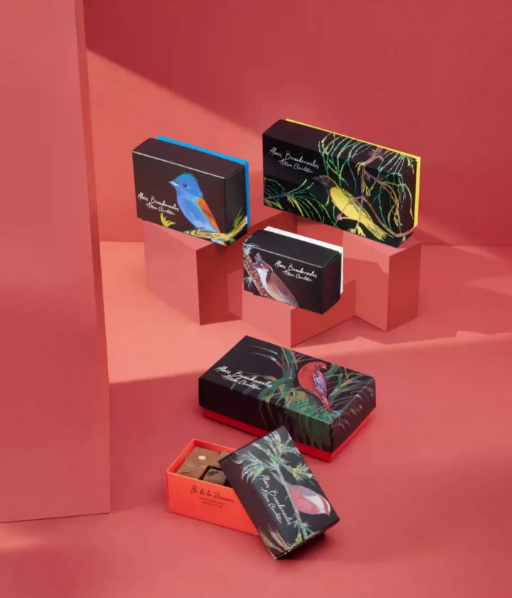 balloboite personnalisée pour bonbons de chocolat