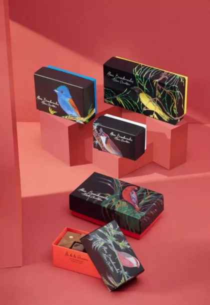 balloboite personnalisée pour bonbons de chocolat