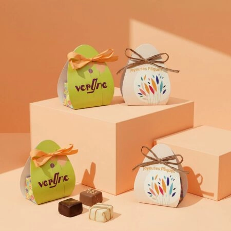 Emballage mini boîte personnalisable pour chocolats, confiseries