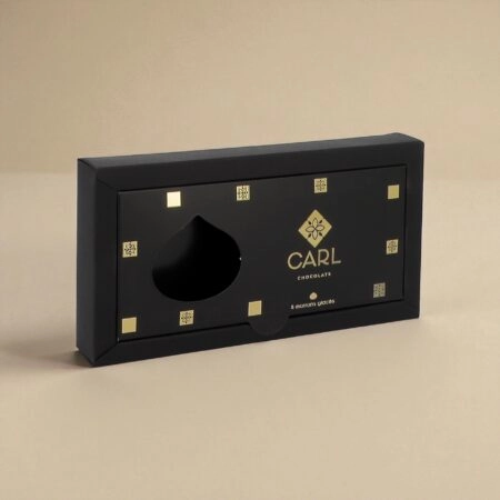 Boîte marron glacés