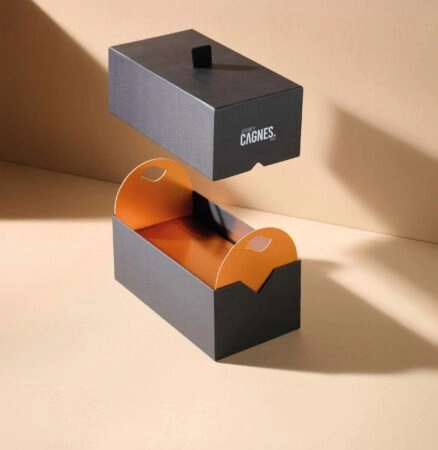 Emballage pour bûche, sur-mesure