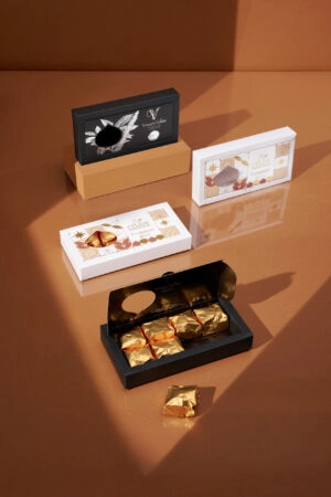 Boîte de marrons glacés personnalisée