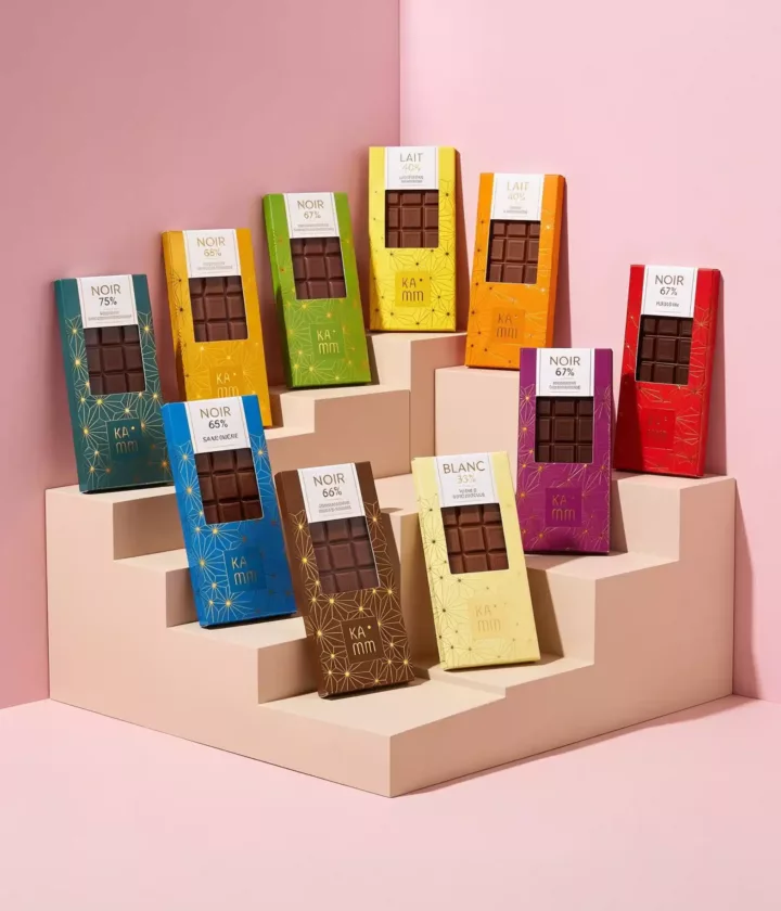étui pour tablette de chocolat