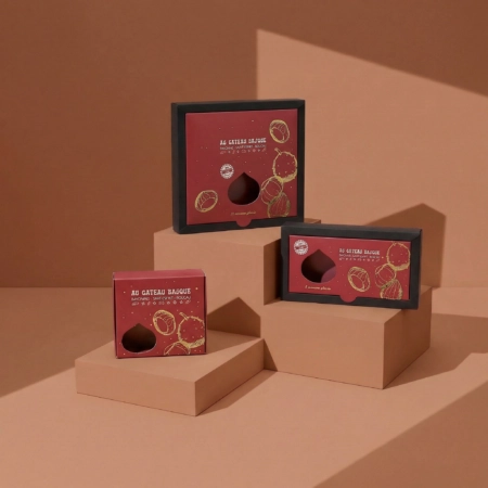 Boîte de marrons glacés personnalisée