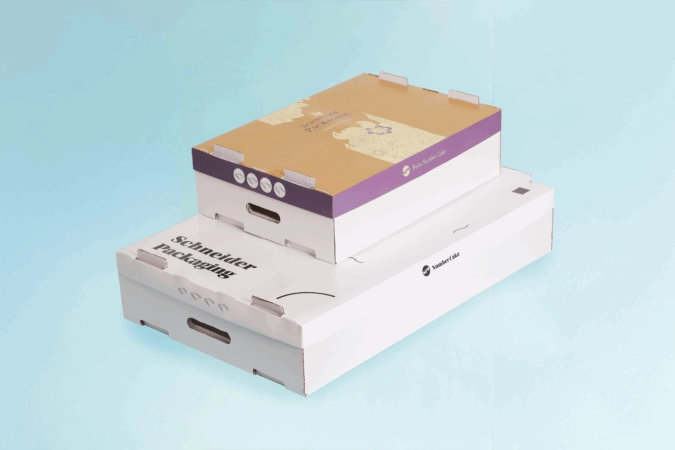 Boîte Number Cake personnalisée, idéale pour le transport et la présentation de gâteaux.