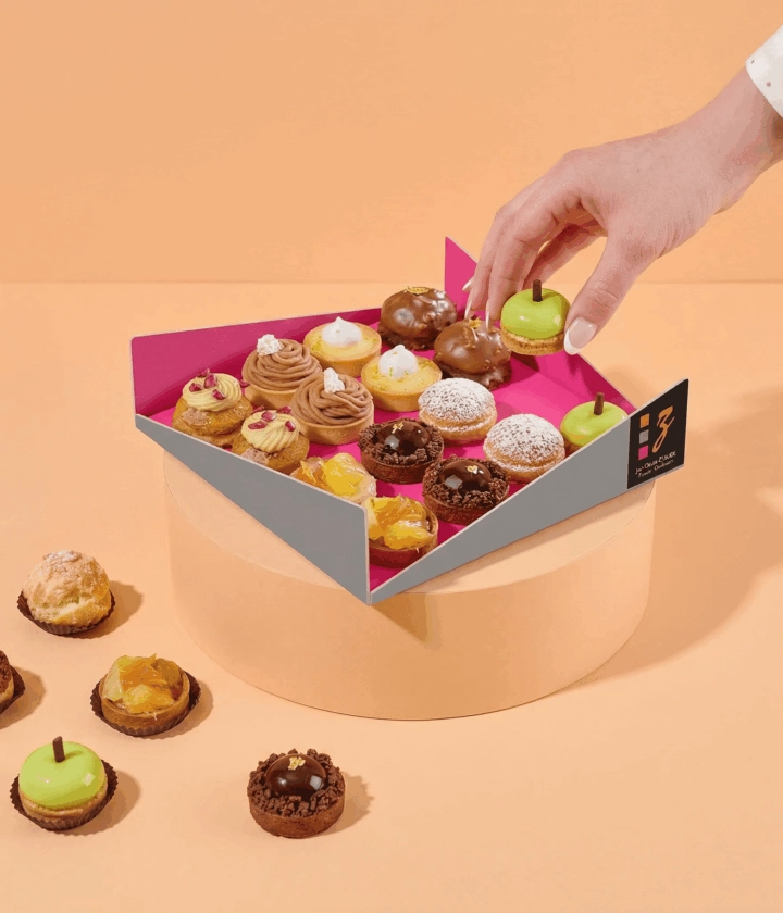 Plateau biseauté personnalisé, Schneider Packaging.