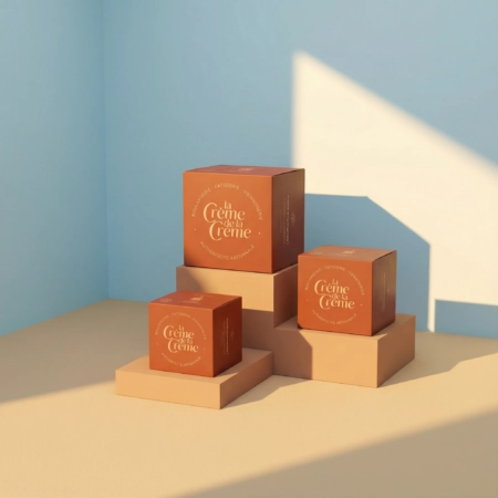 Boîte pâtissière personnalisée – emballage élégant et protecteur pour pâtisseries et desserts raffinés.