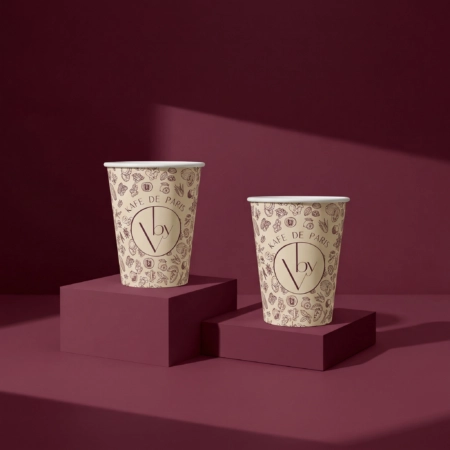 Gobelet en carton personnalisé, Schneider Packaging.