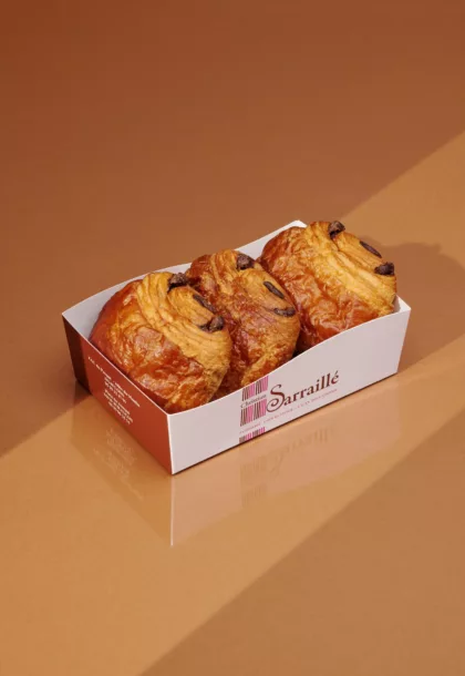 Caissette Wave personnalisée avec logo.