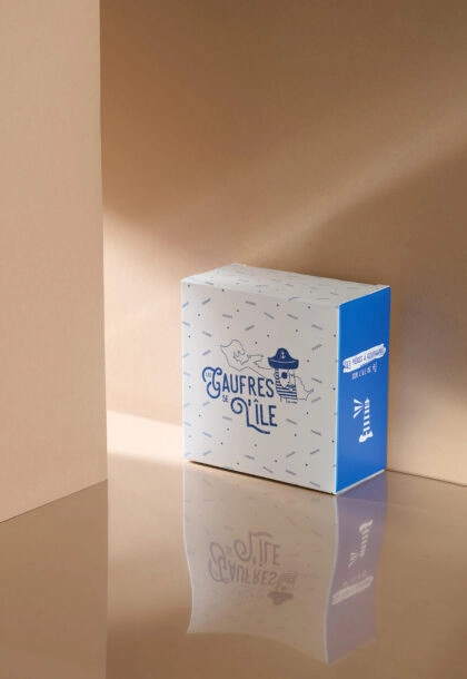 Boîte à biscuits personnalisée, parfaite pour présenter et protéger vos créations sucrées.