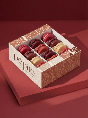 Boîte pour macarons personnalisée, Schneider Packaging