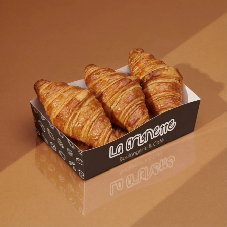 Caissette Wave personnalisée avec logo et design sur mesure.
