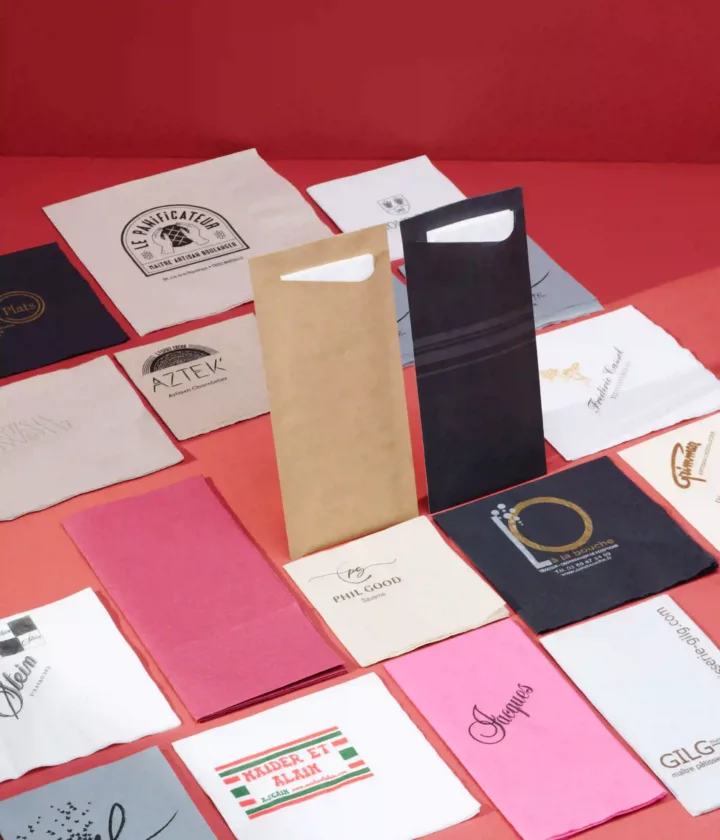 serviettes personnalisées