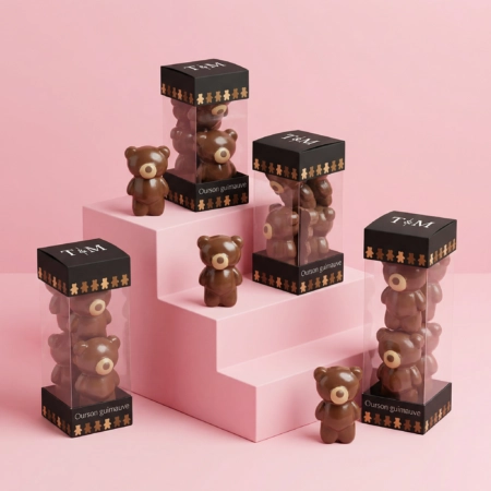 Boîte personnalisée modèle Uno, Duo ou Trio, idéale pour l’emballage élégant et personnalisé de vos produits.