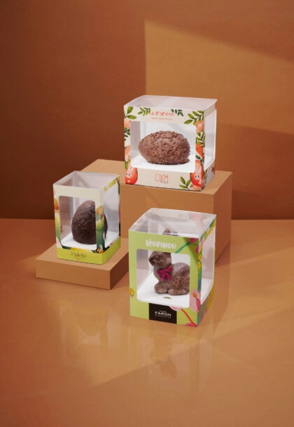 packaging pour moulage en chocolat