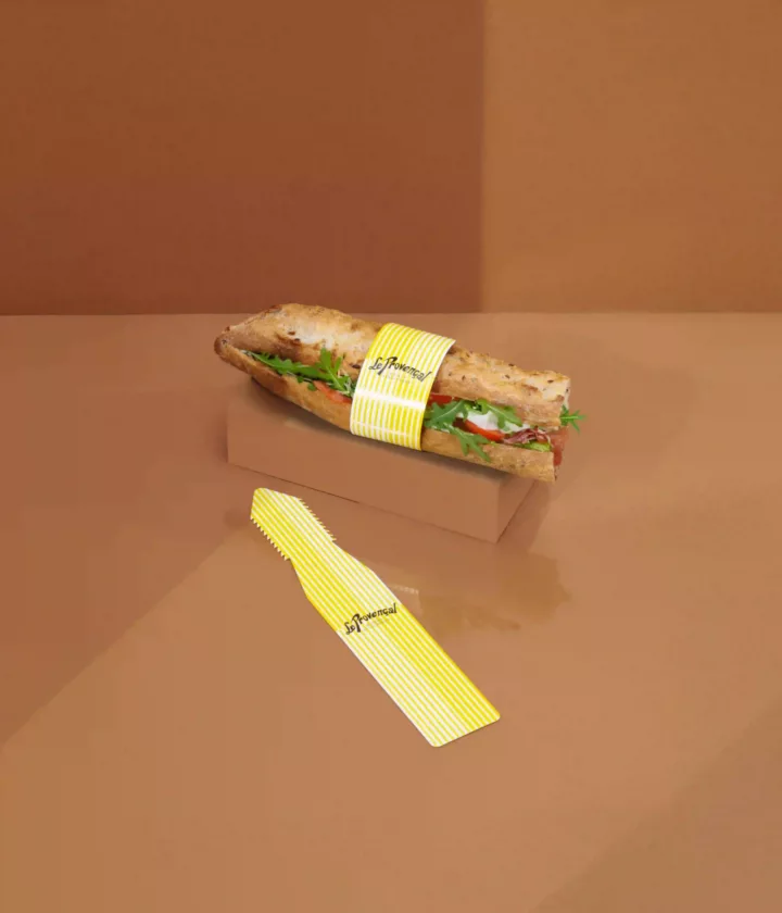 Bague sandwich personnalisée, maintient vos sandwichs en place.