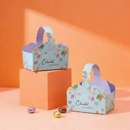 Panier de chasse aux œufs de Pâques personnalisé pour enfants, idéal pour célébrer Pâques
