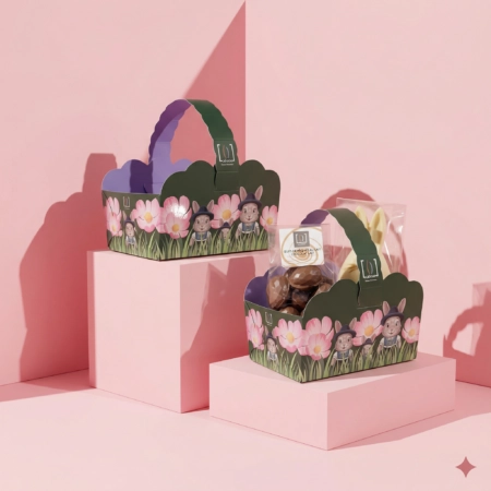 Panier de chasse aux œufs de Pâques personnalisé pour enfants, idéal pour célébrer Pâques