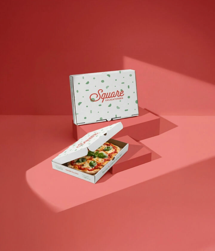Boite pizza personnalisée , emballage pour pizza