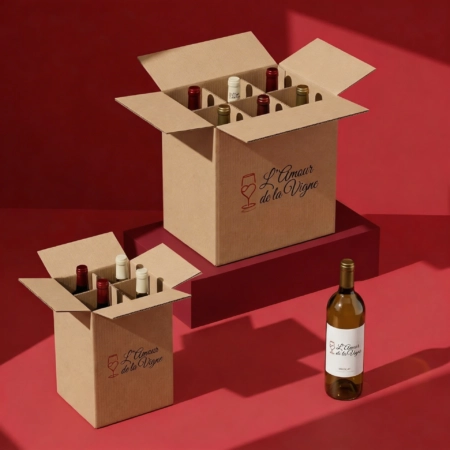 coffret pour bouteilles et spiritueux personnalisé