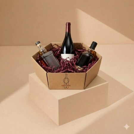 Corbeille personnalisée pour paniers garnis et cadeaux alimentaires, conçue pour regrouper et présenter plusieurs produits alimentaires dans un emballage pratique, solide et adapté aux assortiments.