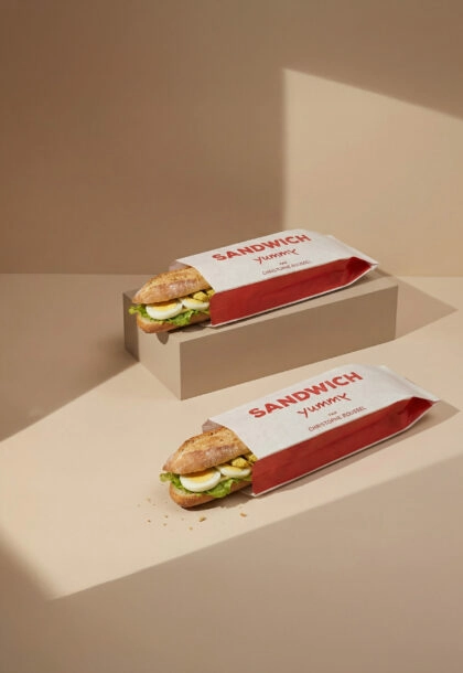 Sac sandwich personnalisé pour Sandwicherie, boulanger
