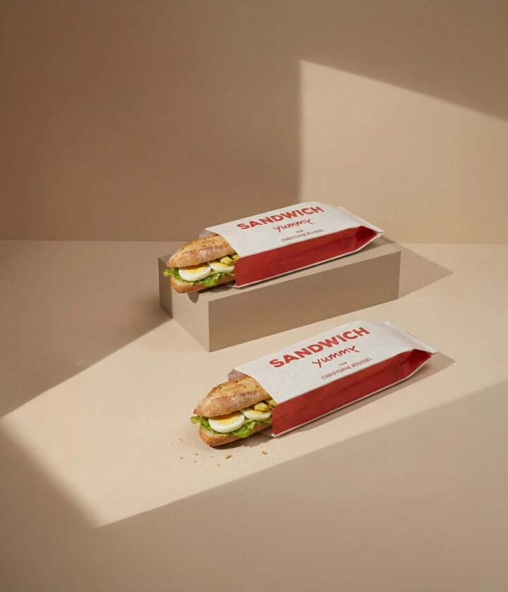Sac sandwich personnalisé pour Sandwicherie, boulanger