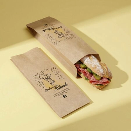 Sac sandwich personnalisé pour Sandwicherie, boulanger