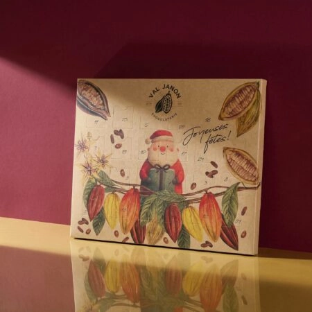 Emballage tableau de l’Avent personnalisable pour chocolats et confiseries de Noël