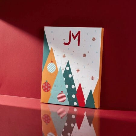 Emballage tableau de l’Avent personnalisable pour chocolats et confiseries de Noël