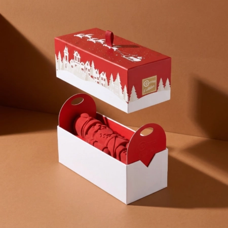 Boîte à bûche rigide personnalisée, design élégant et protection optimale pour bûche