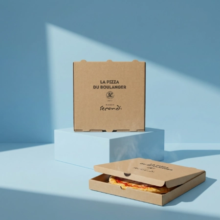 Boite pizza personnalisée , emballage pour pizza