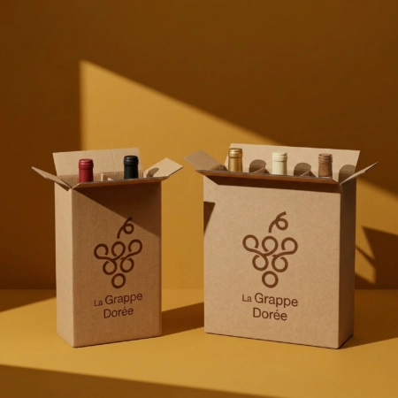 coffret pour bouteilles et spiritueux personnalisé